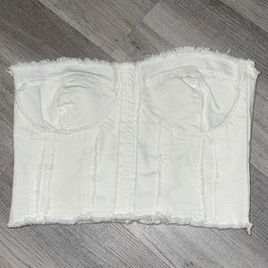 Jean Tube Top NWOT